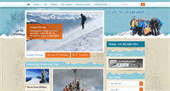 Desktop Screenshot of climbbigmountains.com